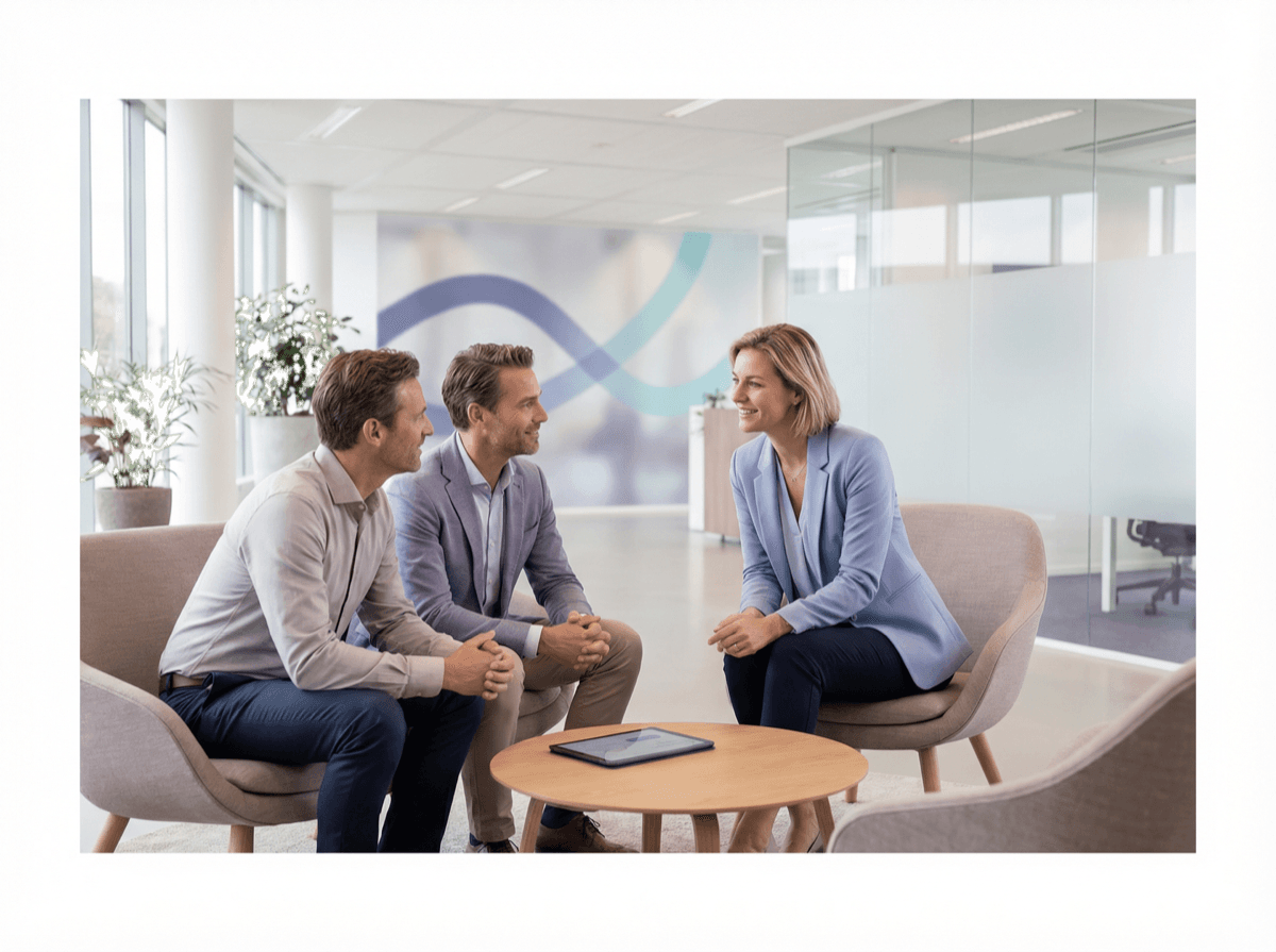 RechtPunt team in gesprek met cliënten